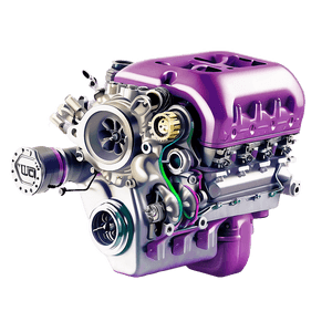 Turbocharged Car Engine Graphic PNG val PNG