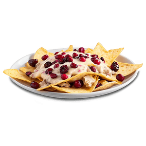 Turkey and Cranberry Nachos PNG xtr65 PNG with transparent background