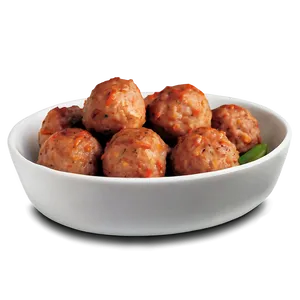 Turkey Meatball Serving Png 06242024 PNG Image