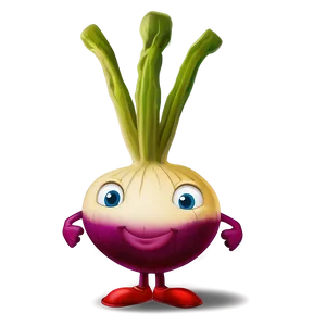 Turnip Cartoon Character Png 31 PNG Image