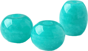 Turquoise Jade Beads Transparent Background PNG image with transparent background