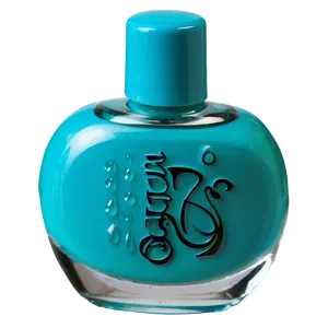 Turquoise Nail Polish Bottle Png Grt PNG Image