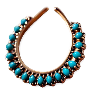 Turquoise Nose Ring Png Lgv84 PNG Image