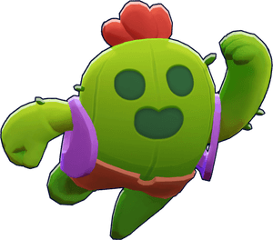 Turtle Plant Clash Brawl Stars Of Royale - Brawl Stars Spike Png, Transparent Png PNG image with transparent background