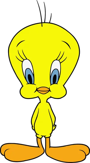 Tweety Bird Standing PNG Image