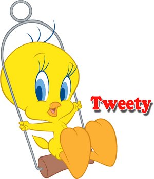 Tweety Bird Swinging , Png Download - Looney Tunes Tweety Bird, Transparent Png PNG image with transparent background