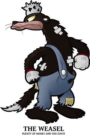 Tweety, Personaggi Dei Cartoni Animati, Looney Tunes, - Looney Tunes Weasel, HD Png Download PNG image with transparent background
