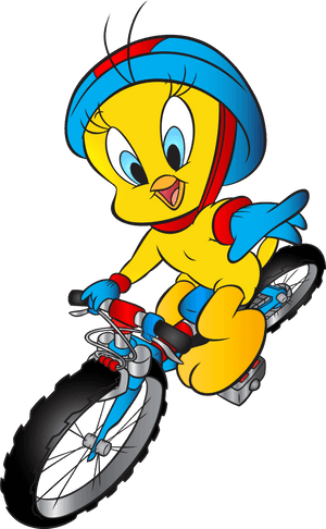 Tweety Png , Png Download - Tweety Bird On Bike, Transparent Png PNG image with transparent background