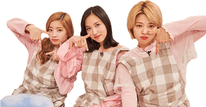 Twice Dahyun Sana Mina Jihyo Twicetzuyu Report - Mina Sana Momo Twice Png, Transparent Png PNG image with transparent background