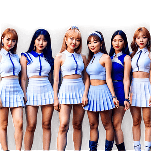 Twice Group Photo PNG exh64 PNG image with transparent background