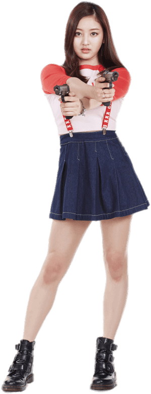 Twice Jihyo Elsword Promotion - Jihyo Png Twice Jihyo, Transparent Png PNG image with transparent background
