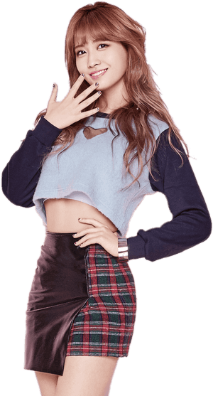 Twice Momo Posing - Twice Knock Knock Photoshoot, HD Png Download PNG image with transparent background