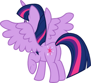 Transparent Twilight Sparkle Alicorn Png - Twilight Sparkle From Behind, Png Download PNG