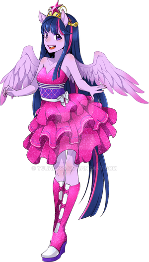Yuuabyss, Equestria Girls, Fall Formal Dress, Obtrusive - My Little Pony Princess Twilight Sparkle Anime PNG
