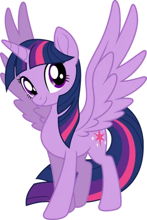 Twilight Sparkle Pony Illustration.png PNG Image