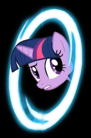 Twilight Sparkle Portal Experience PNG image with transparent background