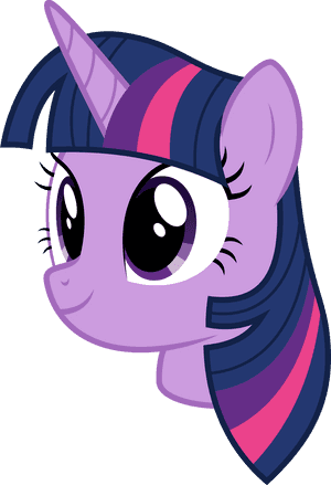 Twilight Sparkle Pony Head, HD Png Download PNG
