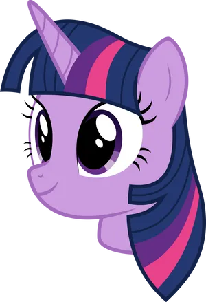 Twilight Sparkle Portrait PNG Image