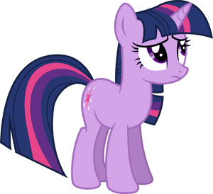 Twilight Sparkle On Mlpfim-vectors - My Little Pony Twilight Sparkle, HD Png Download PNG