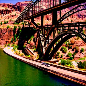 Twin Falls Idaho Perrine Bridge Png 06122024 PNG Image