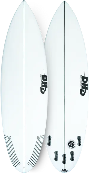 Twin Surfboards White Background PNG Image