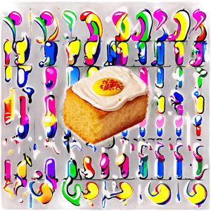 Twinkiewith Colorful Question Marks PNG