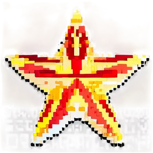 Twinkling Pixel Star Concept Png Uyx93 PNG Image