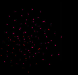 Twinkling Stars Glitter Background PNG image with transparent background