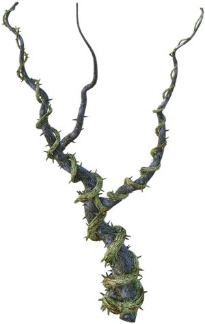 Twisted Vine Silhouette PNG Image