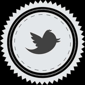 Twitter Bird Icon Seal PNG image with transparent background