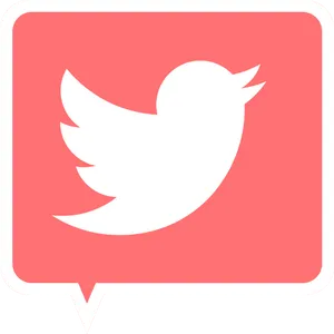 Twitter Logo Bubble Icon PNG Image