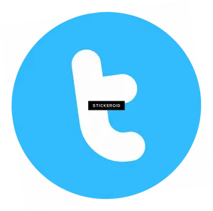 Twitter Stickeroid Logo PNG Image