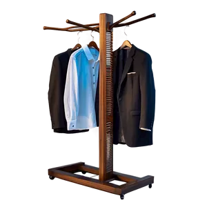 Two Tier Clothes Rack Png 06272024 PNG Image