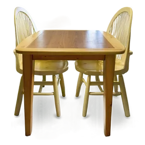 Two-tone Dining Table Png 06122024 PNG Image