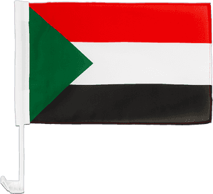 100% Polyester Print Sudan Country Car Window Flags - Flag, HD Png Download PNG image with transparent background