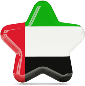 Download Flag Icon Of United Arab Emirates At Png Format - Uae Flag In Star, Transparent Png PNG