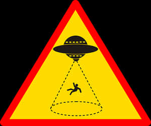 U F O Abduction Sign PNG image with transparent background