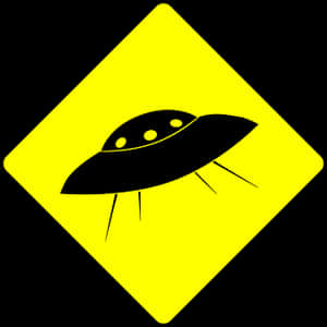 U F O_ Warning_ Sign PNG image with transparent background