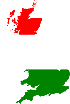 United Kingdom With British Republican Flag - Map Of Uk, HD Png Download PNG with transparent background