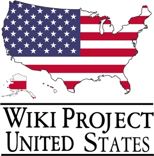 U S A Map Flag Wiki Project PNG Image