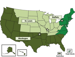 Usa Map For Regional Processing Offices - Usa Grey Map Png, Transparent Png PNG