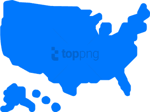 Free Png Usa Map Filled Icon, Transparent Png PNG