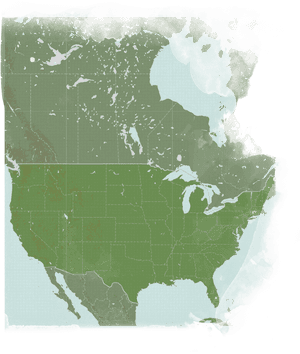 Map Of Usa Canada And Mexico, HD Png Download PNG