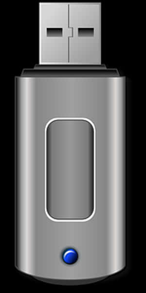 U S B Flash Drive Vector Illustration PNG image with transparent background