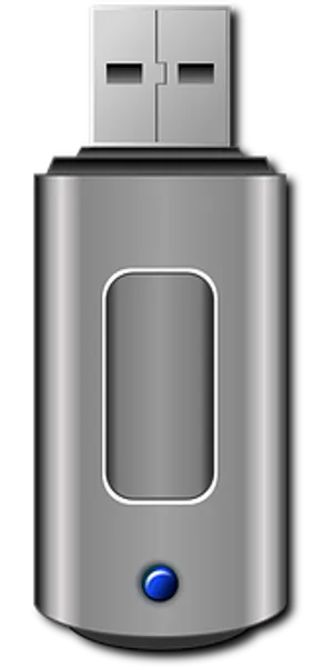 U S B Flash Drive Vector Illustration PNG Image