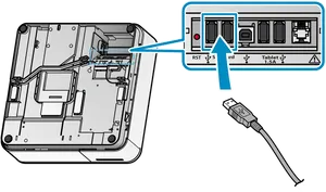 U S B Port Connection Diagram PNG Image