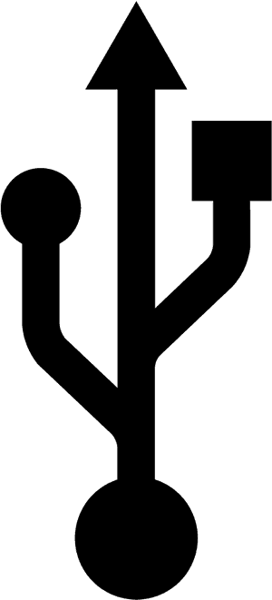 Usb Symbol - Usb Symbol Png, Transparent Png PNG with transparent background