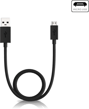 Motorola Data/charging Cable Usb A To Micro Usb Black - Mobile Charger Cable, HD Png Download PNG with transparent background