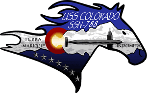 Uss Colorado Insignia, 2018 (180313 N N0101 001) - Uss Colorado Ssn 788, HD Png Download PNG image with transparent background