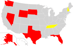 States With No Income Tax, HD Png Download PNG image with transparent background